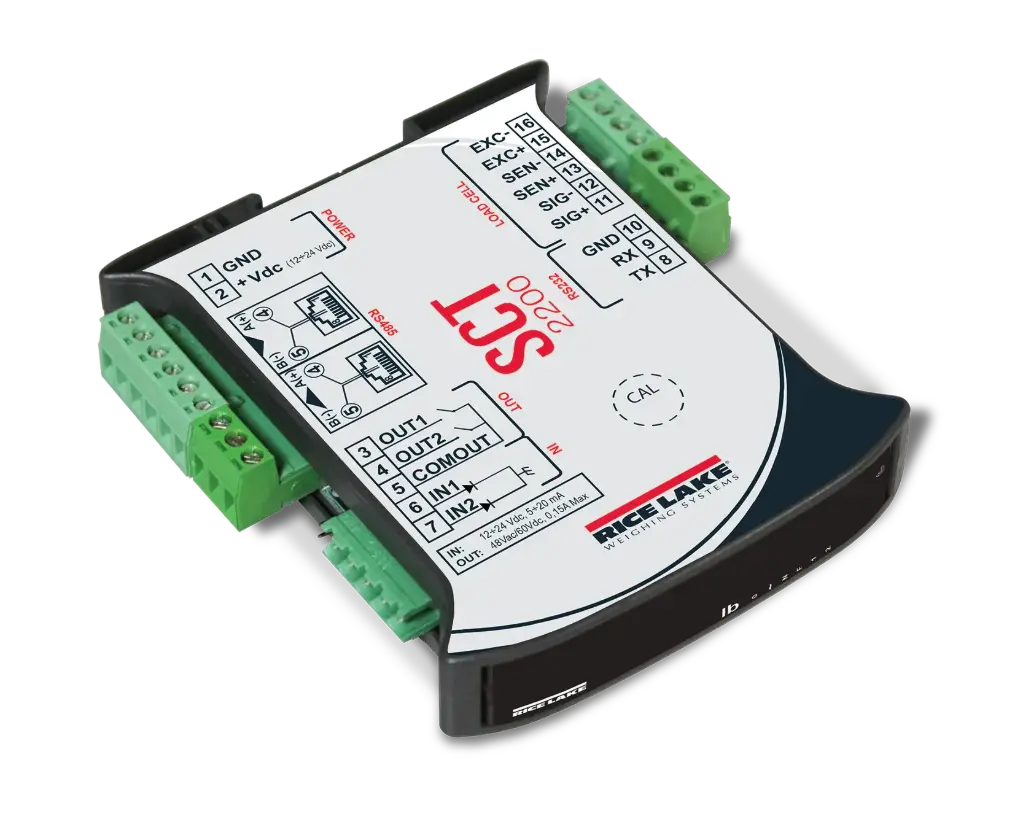 [202103] RICE LAKE TRANSMETTEUR DE CONDITIONNEMENT DE SIGNAL SCT-2200 MODBUS TCP/IP INDICATEUR
